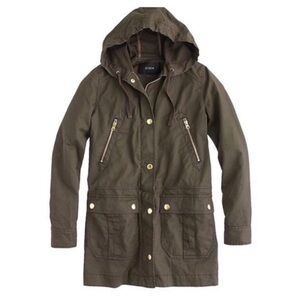 J.Crew Coated Canvas Field Jacket